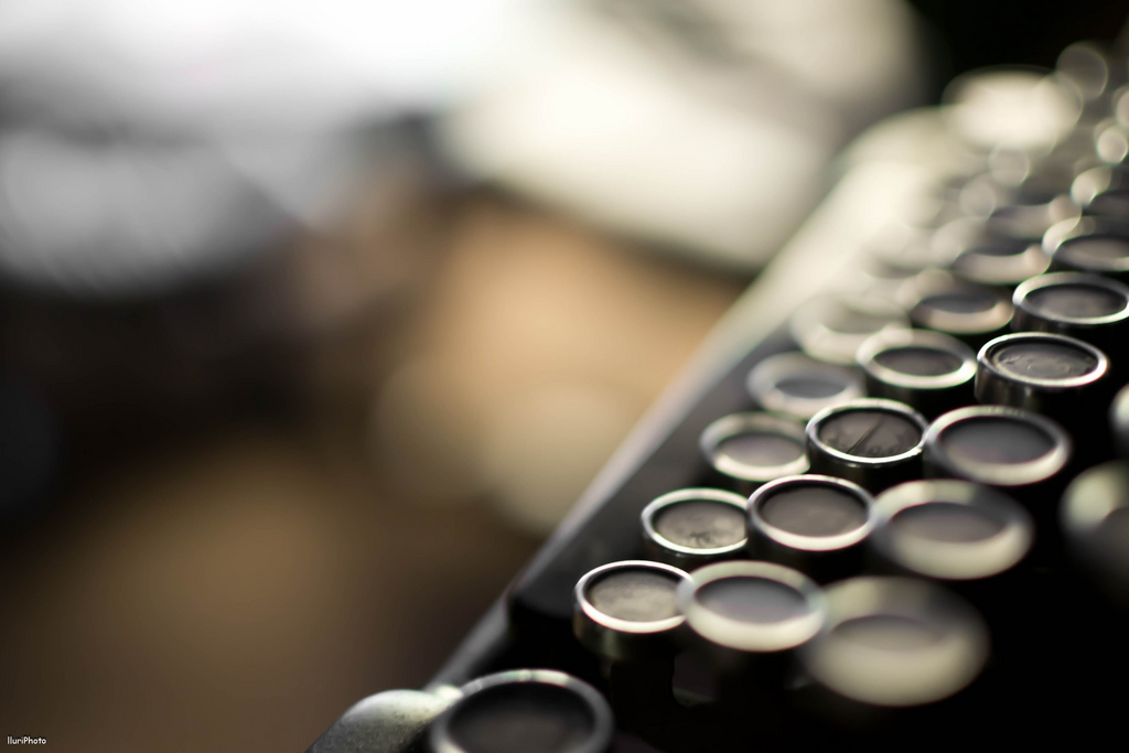 máquina de escribir