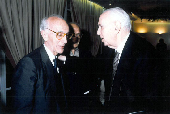 Con José Gómez Caffarena